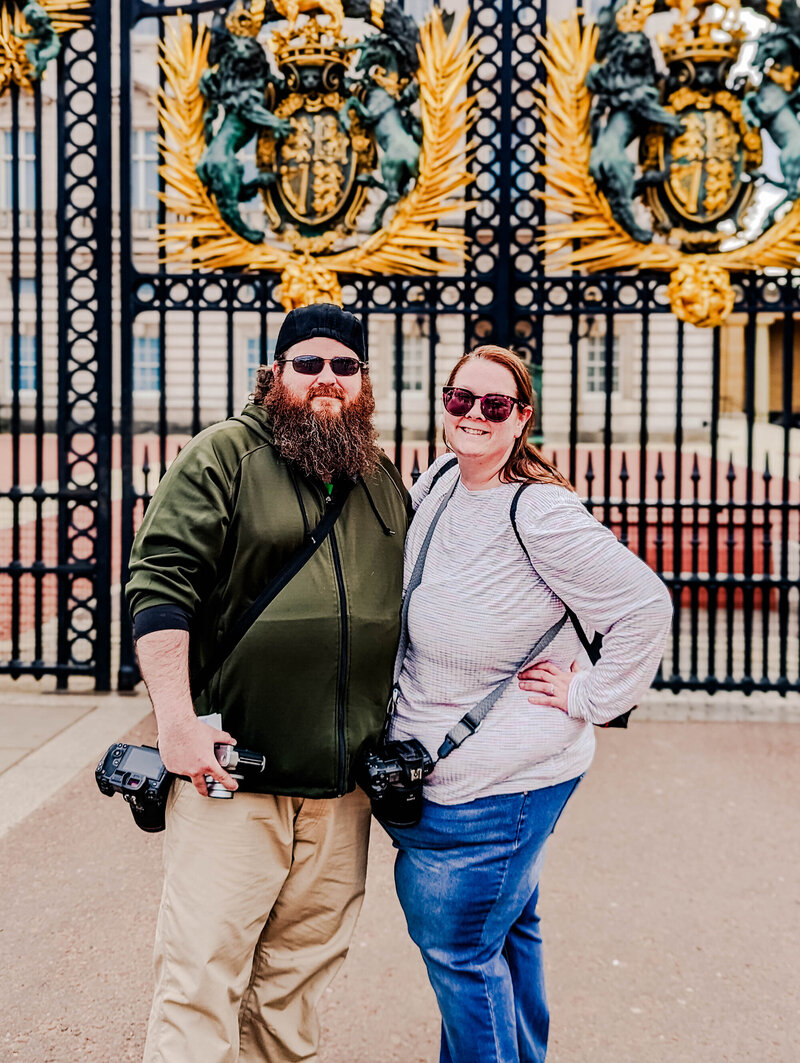 Cincinnati Wedding Photographers standing together hugging