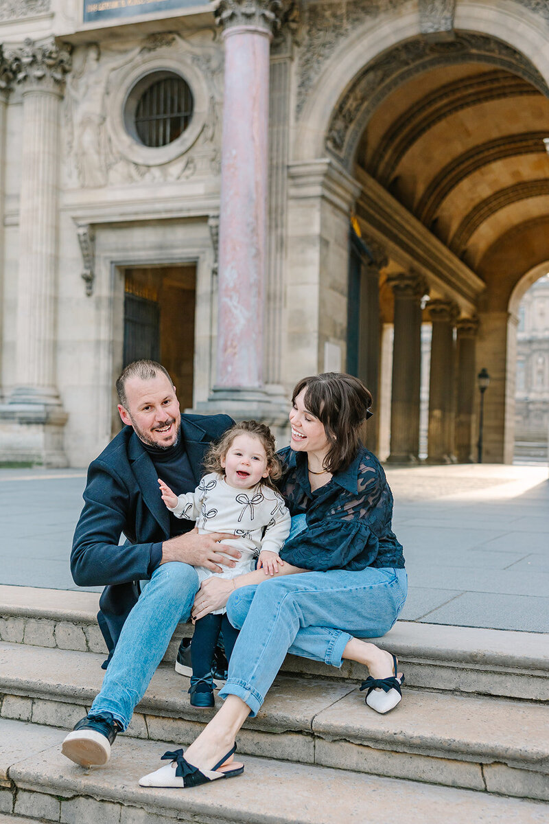 Louvre - Pyramid - Family -  NM6A5394-Edit