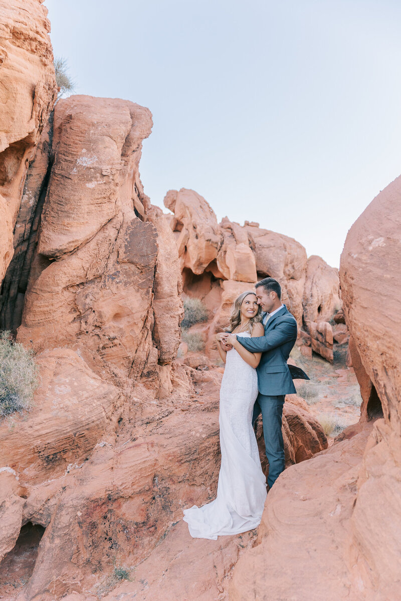 Valley of Fire Elopement off the strip location