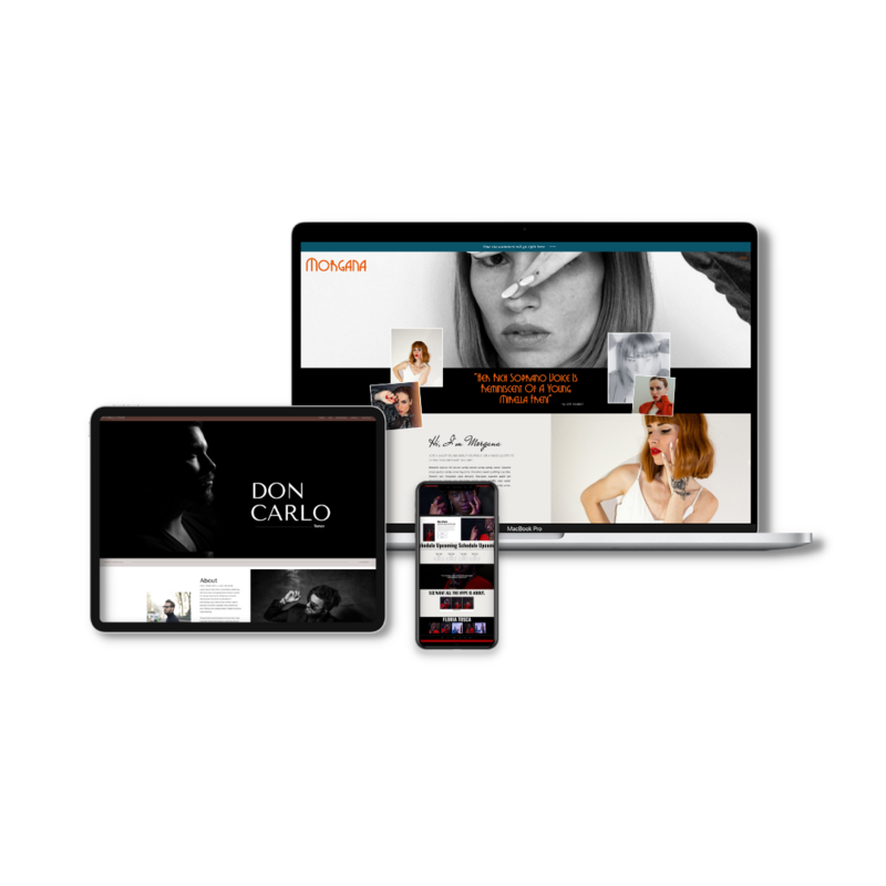 Image of websites on various devices