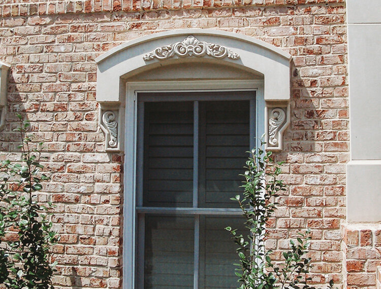 Detail of a decorative window surround