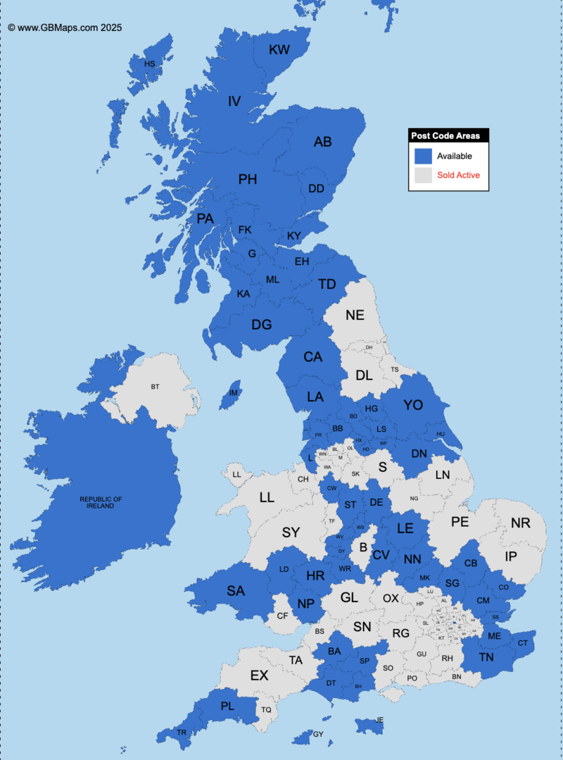 SGR affordable franchise opportunity map