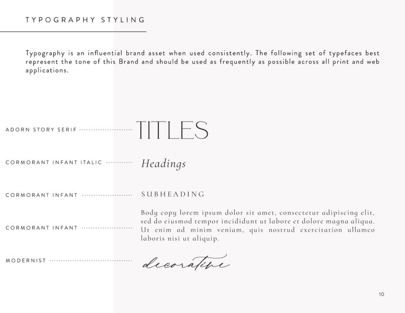 L&3rd - Brand Identity Style Guide_Typography Styling