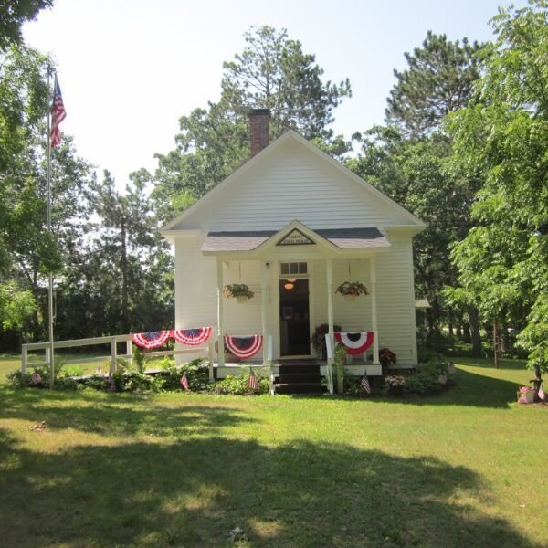 Old schoolhouse in Mondovi, WI