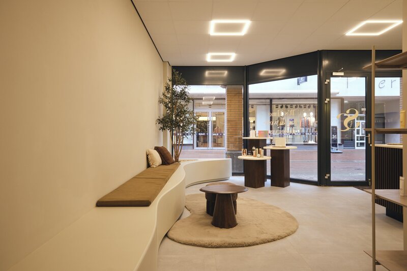 3d ontwerp van een luxe eethoek