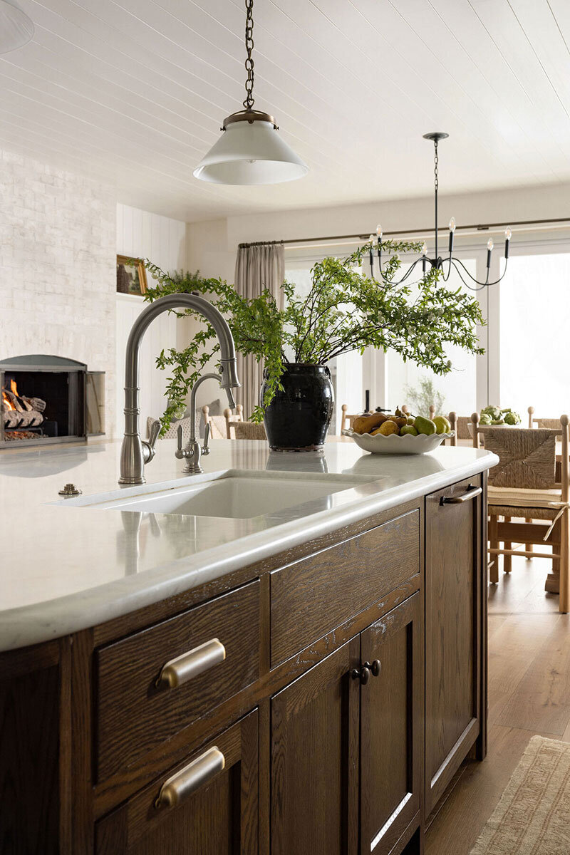 Furnishing and styling project with elevated, feminine coastal influences
