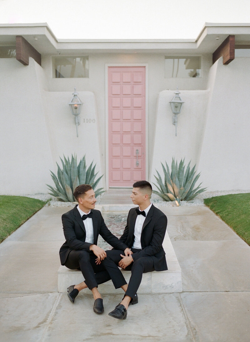 Gay Wedding Photography in Palm Springs California