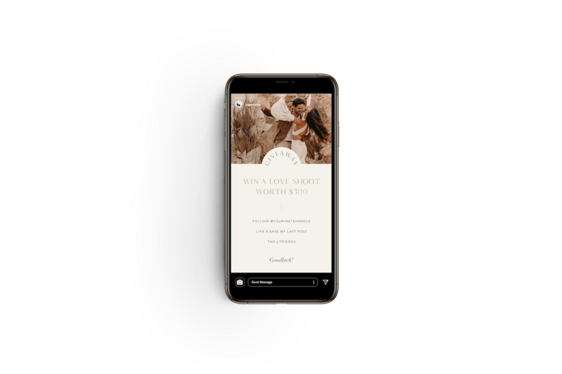 Elegant Instagram story templates Olive Oak 3