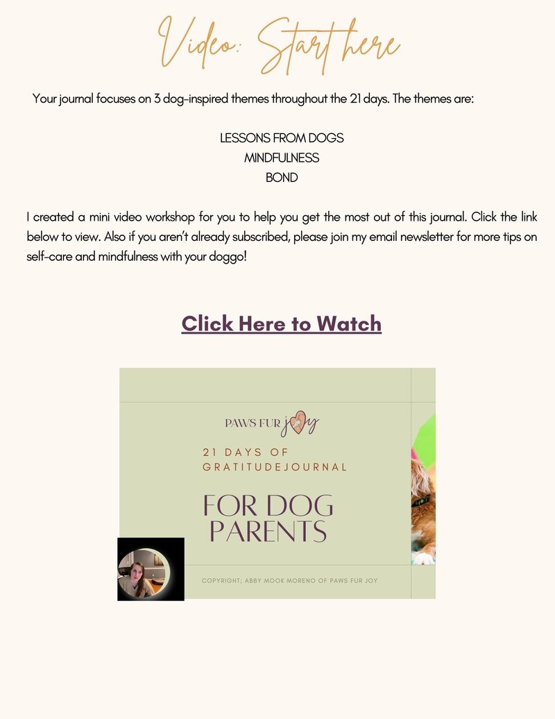 21 Days of  Gratitude for Dog Parents  (2)