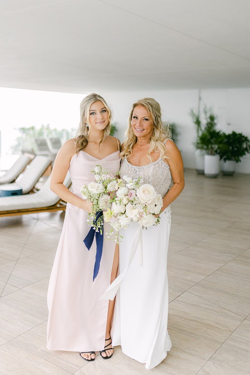 Renee and her maid of honor.