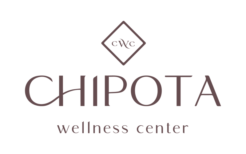 Diamond icon with initials CWC above the text "Chipota Wellness Center"