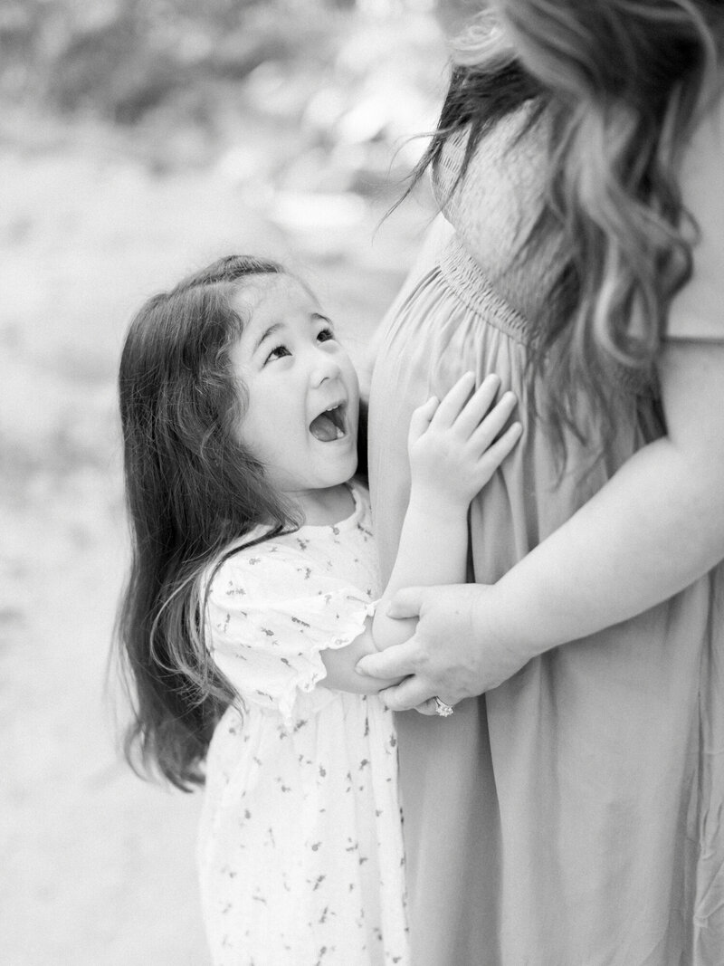 orange county family photography of maternity session