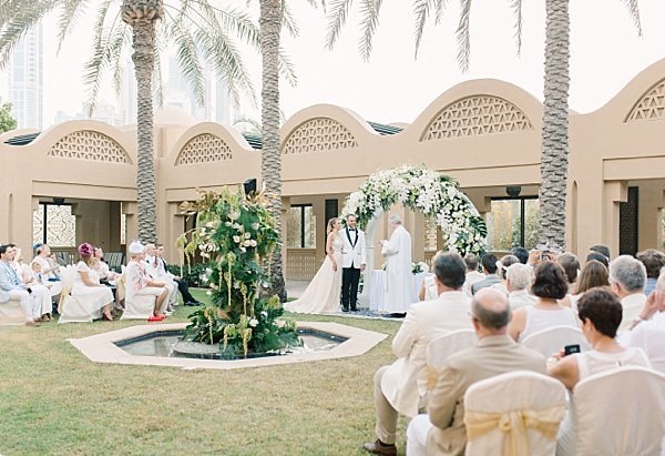 Outdoor Wedding Ceremony One and Only Royal Mirage Dubai 2
