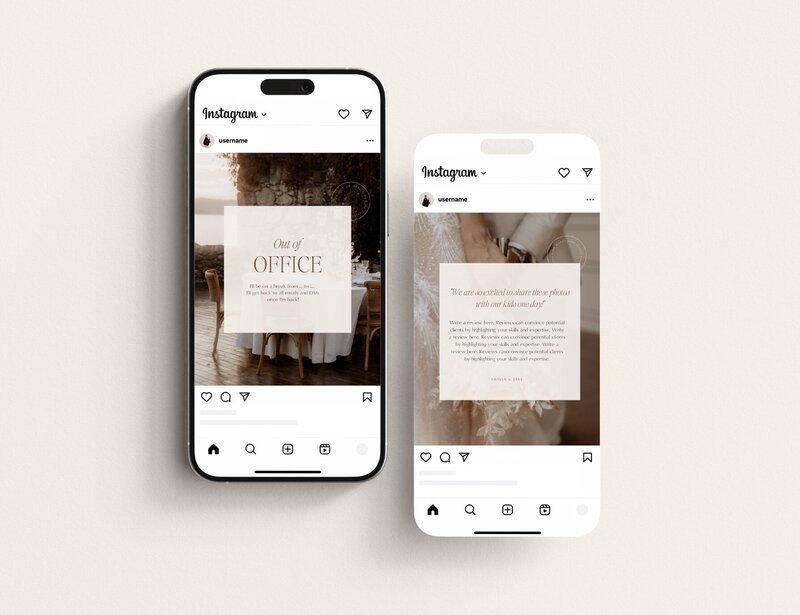 Editorial Instagram templates for photographers Wild Willow10