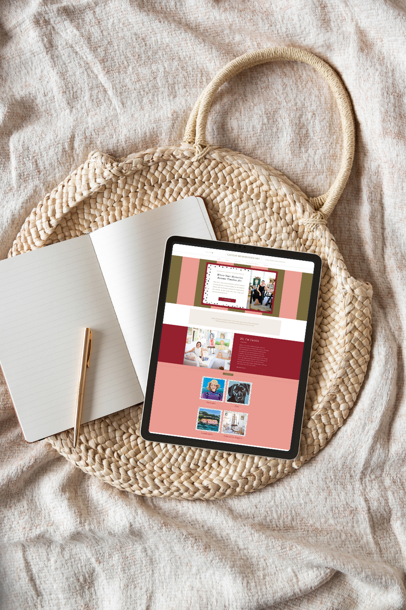 showit web design on laptop and mobile
