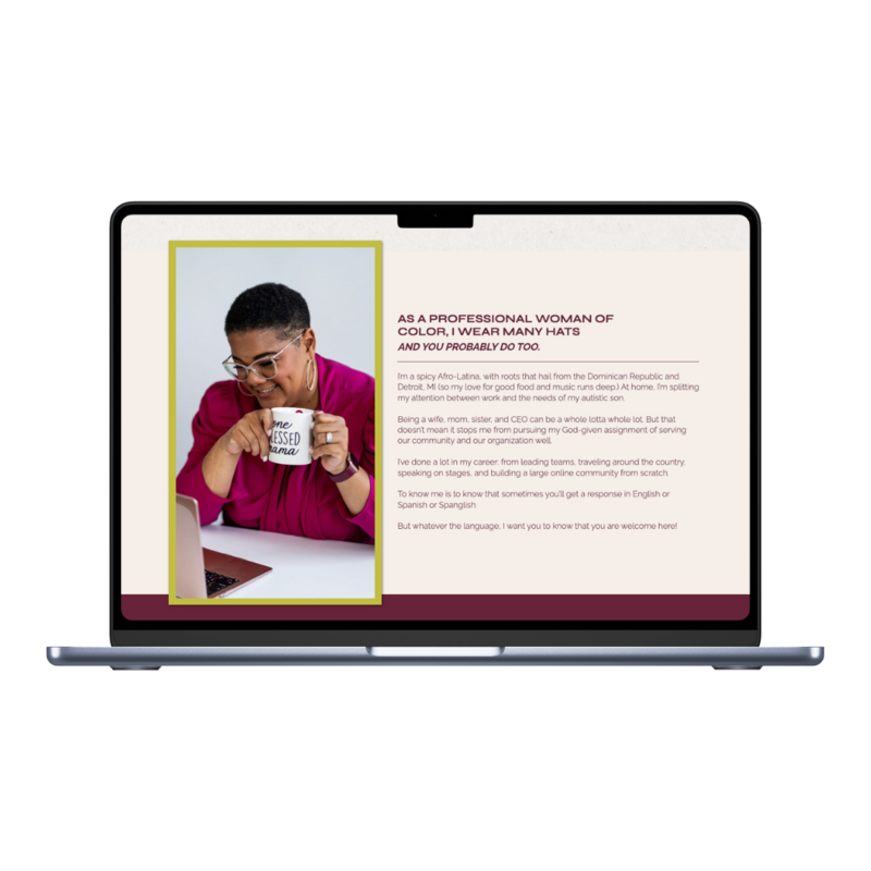 Personal brand marketing landing website design services, creating strategic and visually engaging websites for professionals.