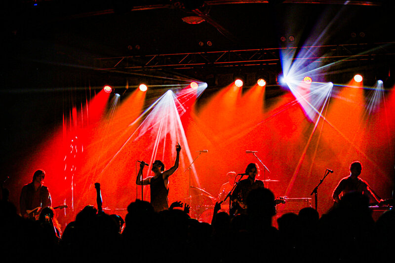 British Rockers Fontaines DC play a live show in Asheville, North Carolina. 