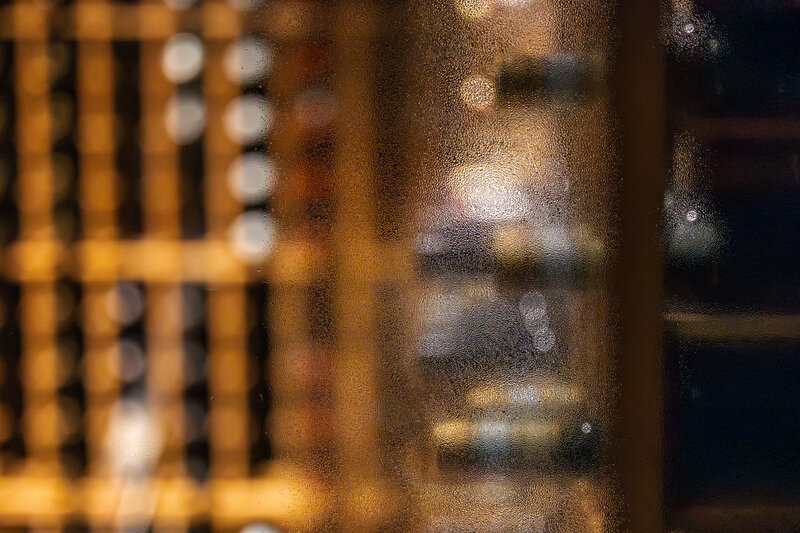 Wine cellar at Le 9e Montreal Restaurant