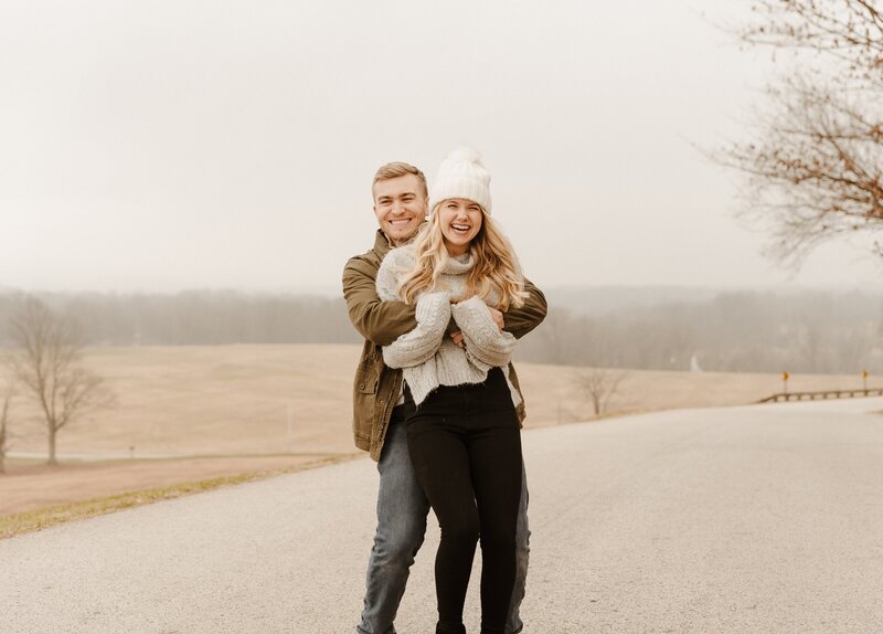 engagement session in Valley Forge