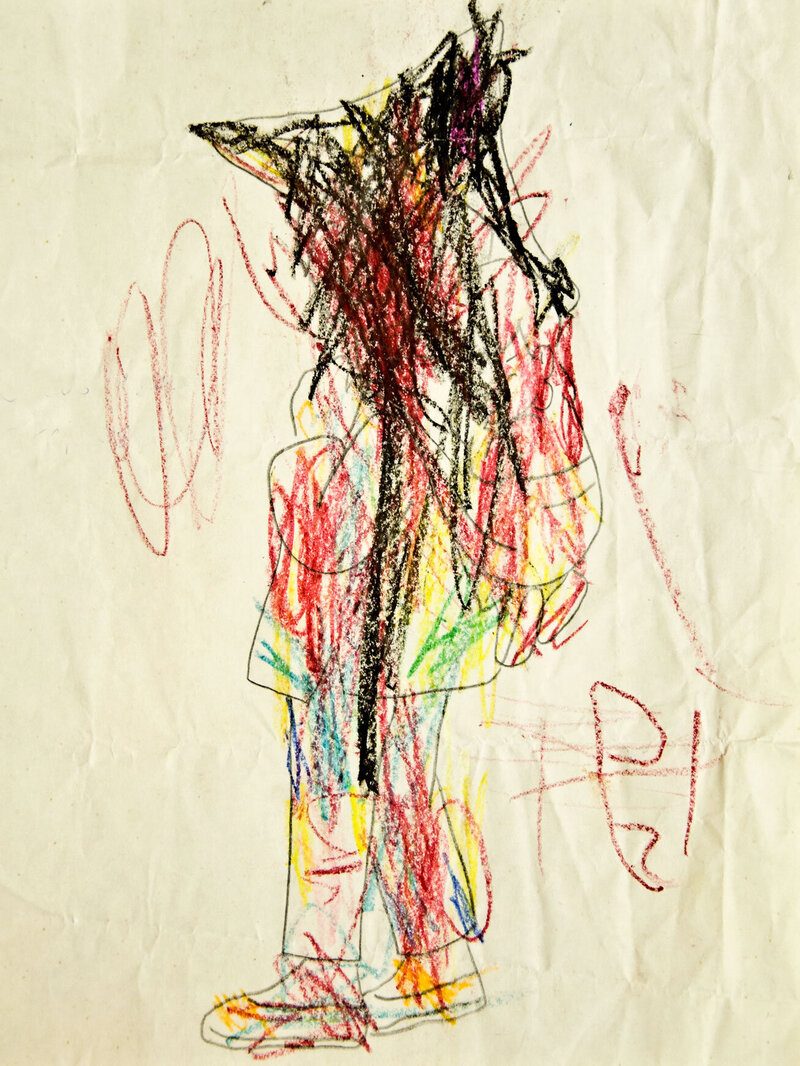 Brent Ray Fraser Abstract Figurative Colouring 1981