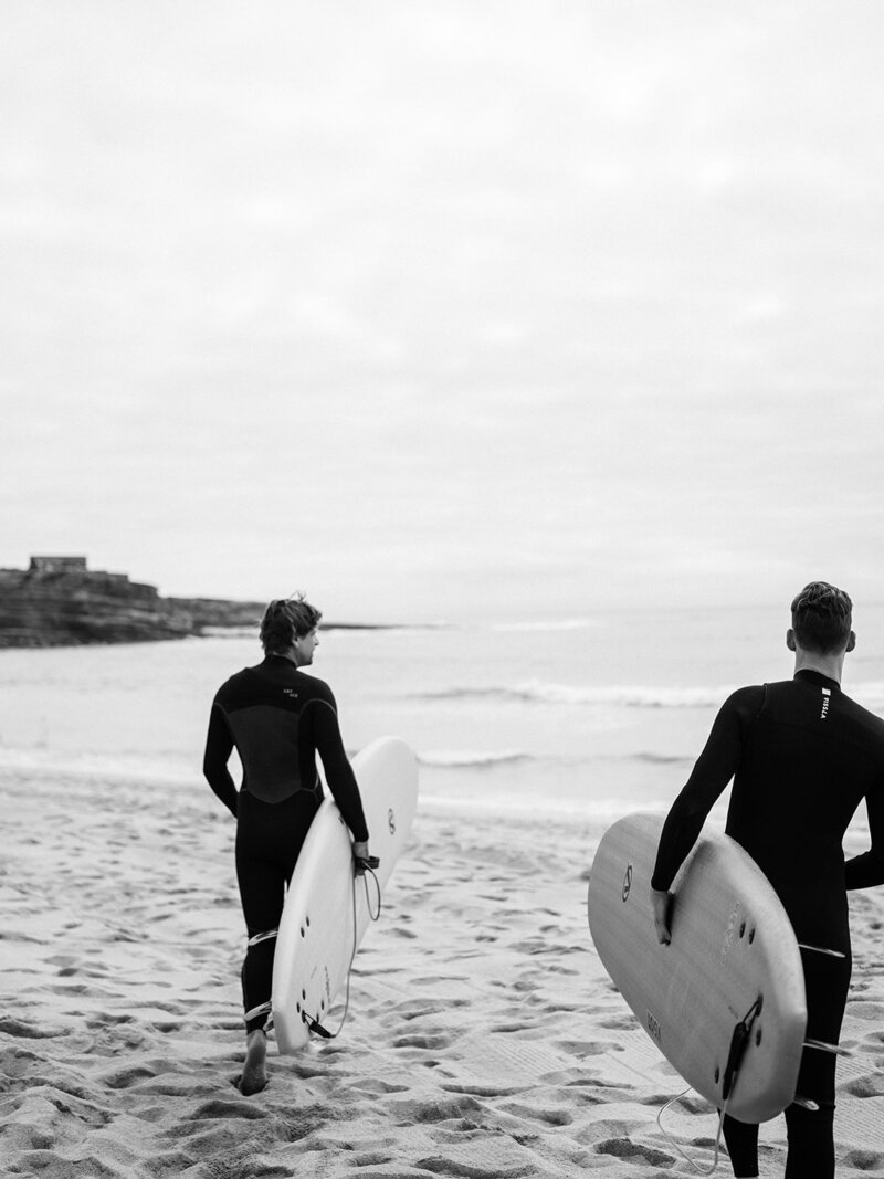Ericeira surf retreat brand photography