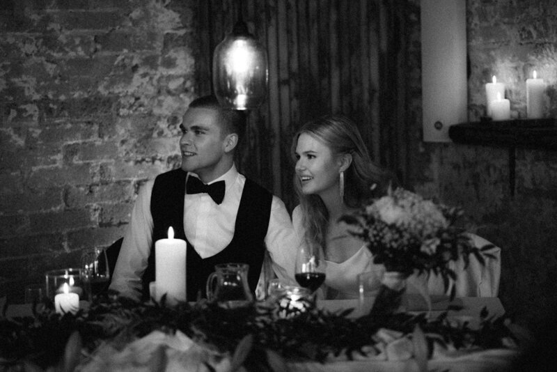 Wedding photo of an Intimate  wedding reception  in Porvoo by photographer Hannika Gabrielsson
