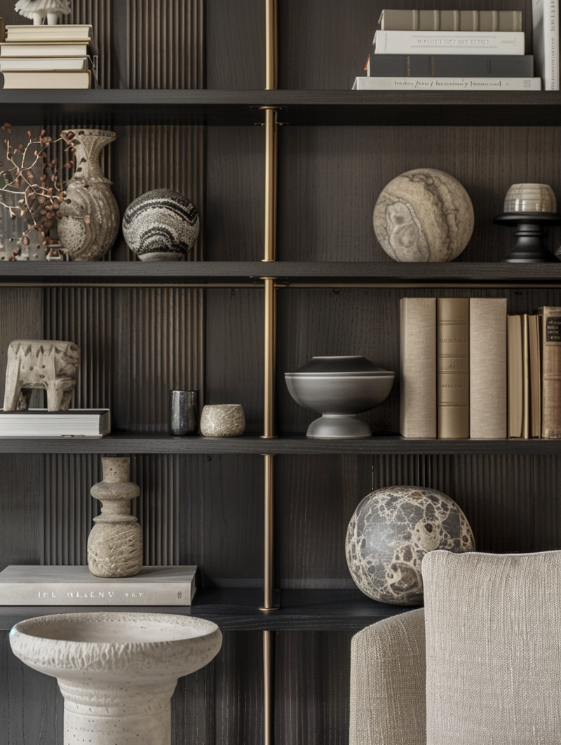 rosebud_08959_A_modern_sophisticated_bookshelf_setup_with_mat_a3bbd628-ae67-402d-9659-96993658e8b3_0