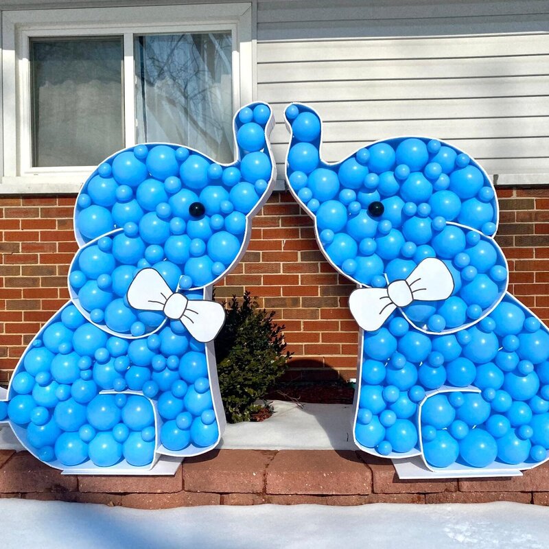 baby shower elephant balloons