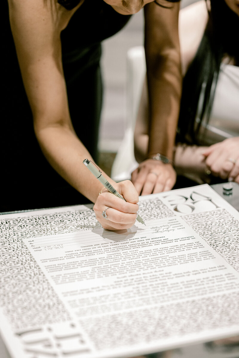 Ketubah Signing  Tori & Sam-46