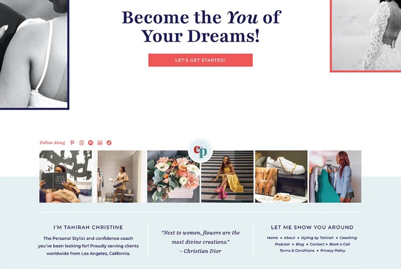 Custom Showit Website Design for Confidence Coach Tahirah Nall-07