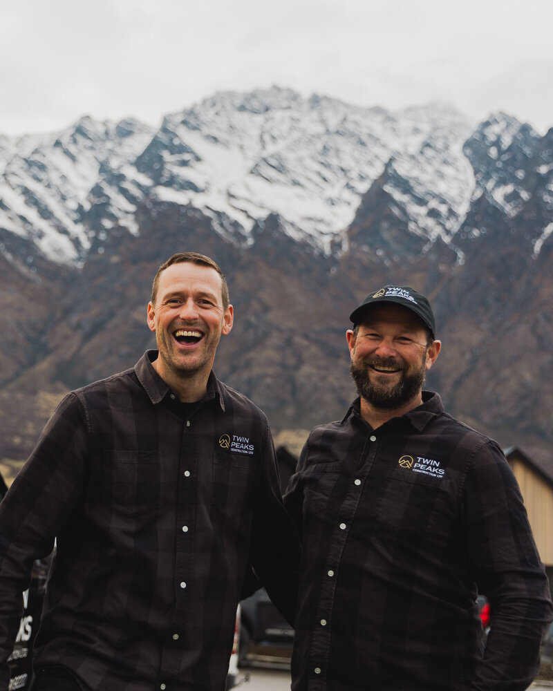 Aaron Henderson & Michael Gillbanks of Twin Peaks Construction Queenstown