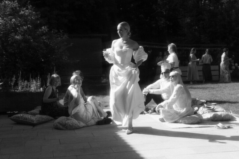 Candid wedding photography capturing genuine emotions at a modern European destination wedding