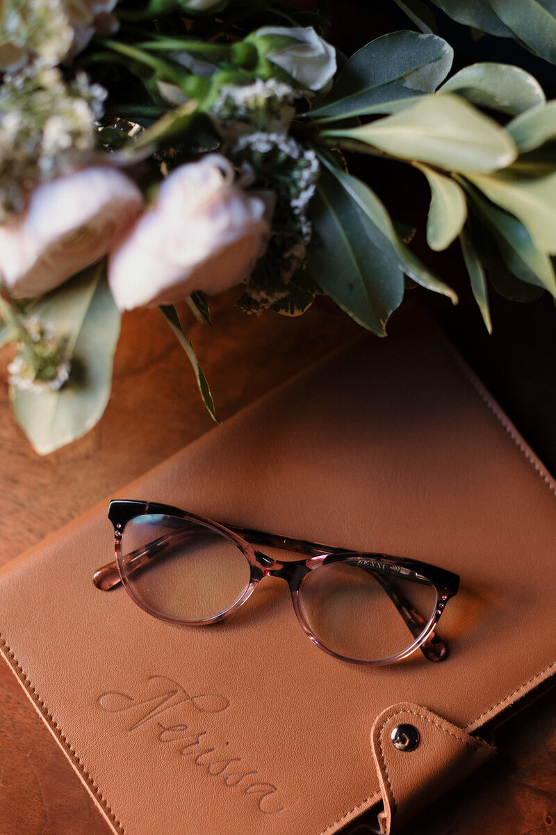 Engraved Leather Passport Holder