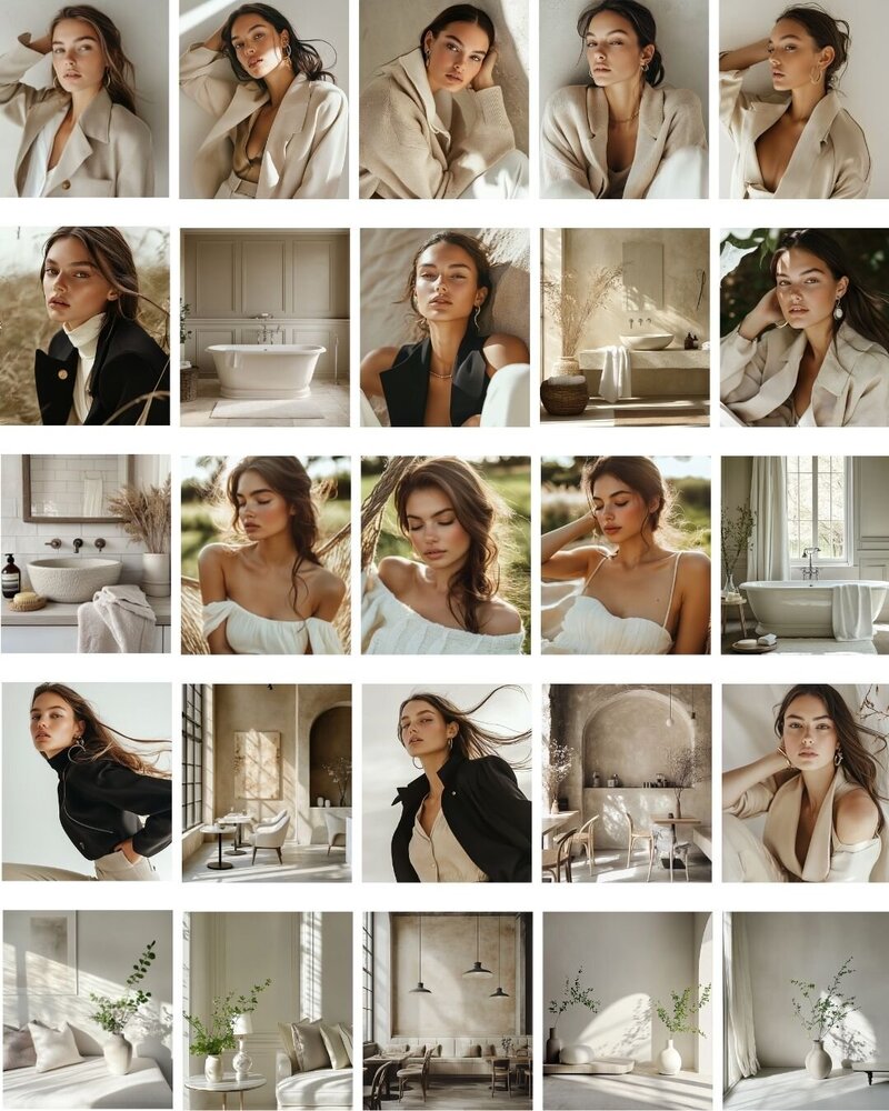 Neutral Aesthetic - 1 - Moodboard Page - SL Brand Studio