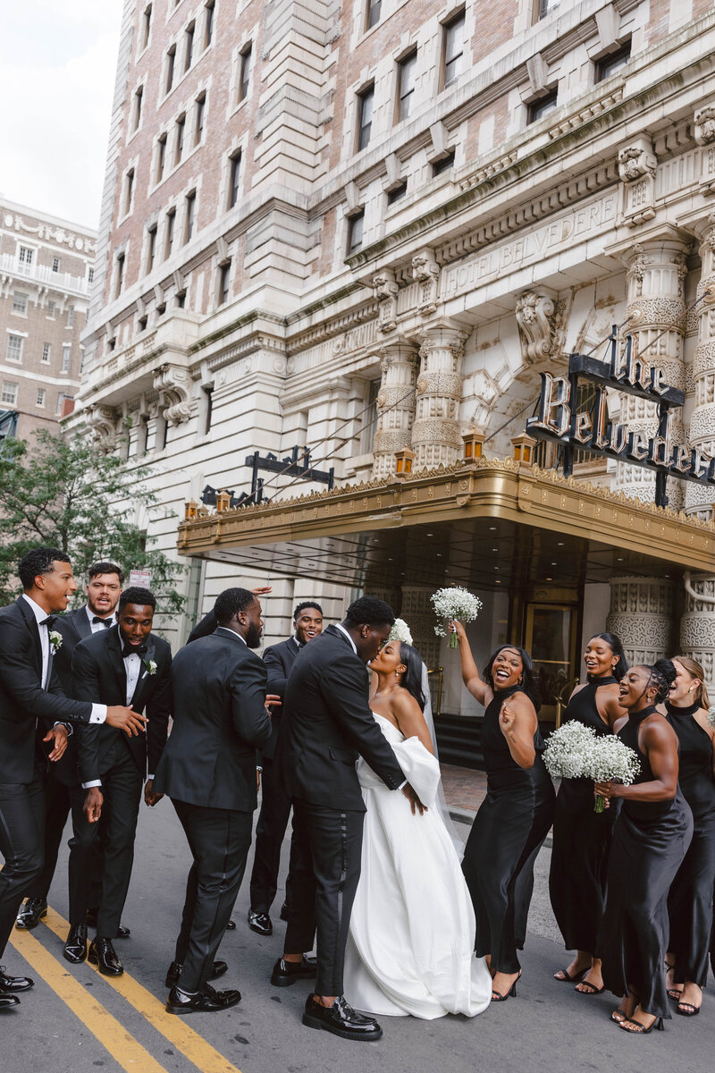 Seattle Seahawks center, Olu Oluwatimi, get's married to his fiance Naomi in Baltimore Maryland. Naomi and Olu Oluwatimi tied the knot at the Belvedere in Baltimore, Maryland. Love in Bloom captured the NFL wedding on photo and video.