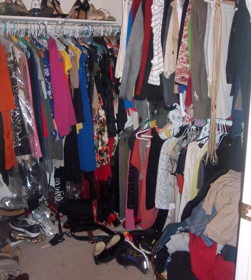 scattered closet before 