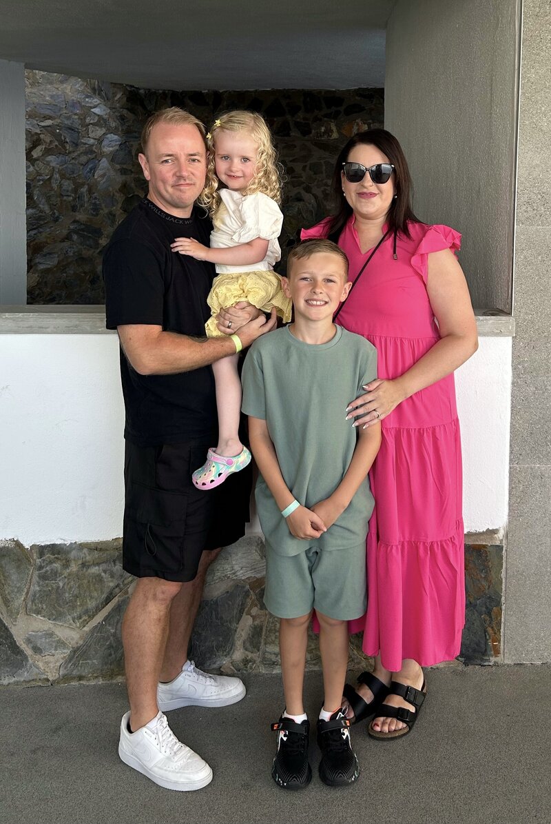 Family of 4 in spain