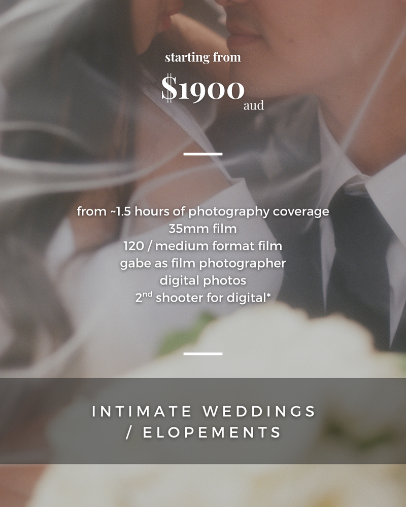 elopements on film, 35mm and 120 film