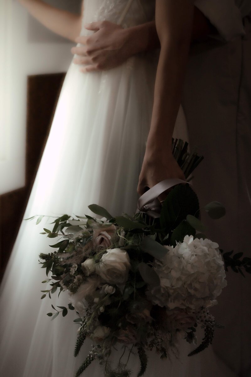 Intimate wedding detail photo edited with Amber Root preset – warm shadows, soft highlights, and earthy golden tones for timeless, romantic storytelling.