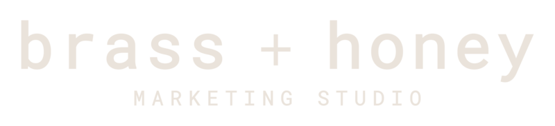 Brass and Honey business coaching and brand design logo
