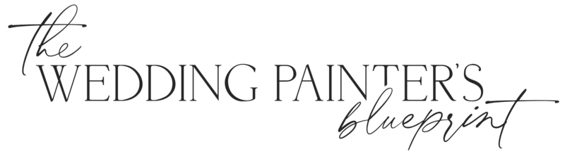 Wedding Painter's Blueprint Logo