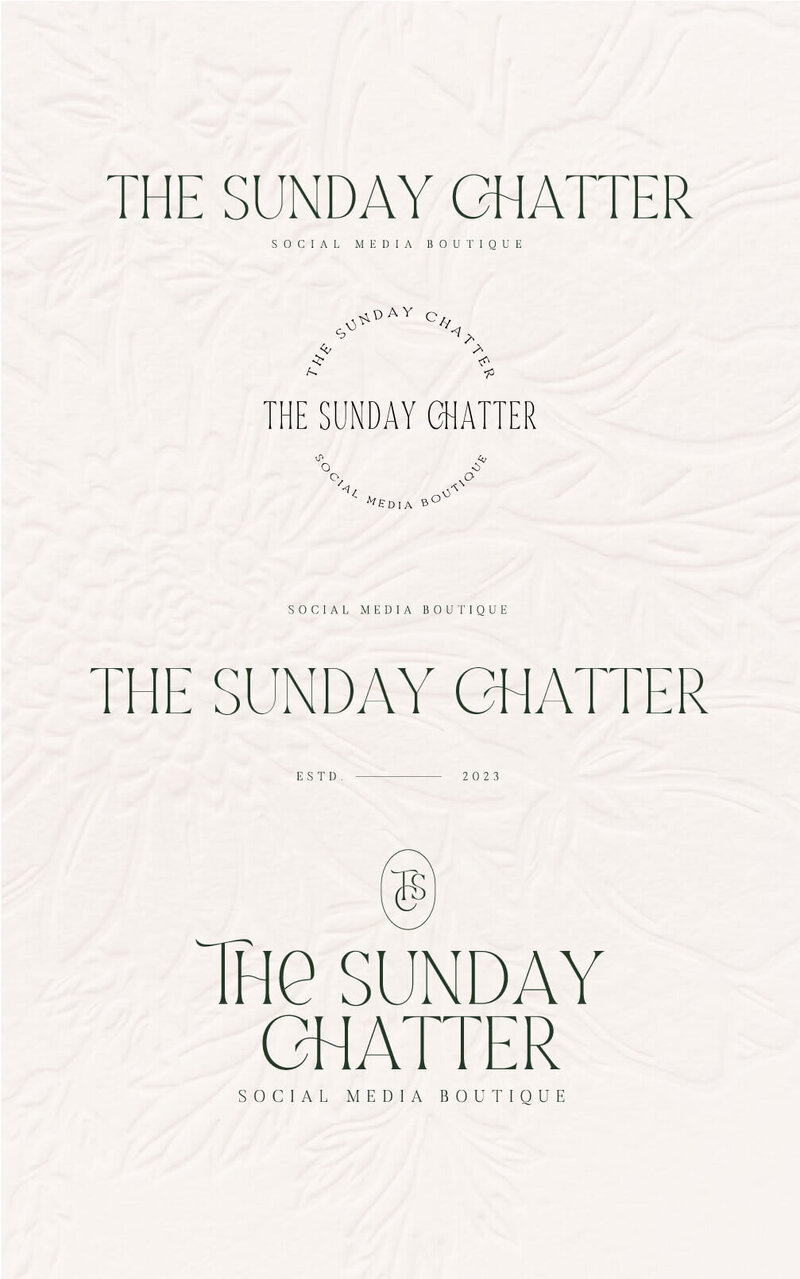 Editorial branding system with modern typography for a social agency

