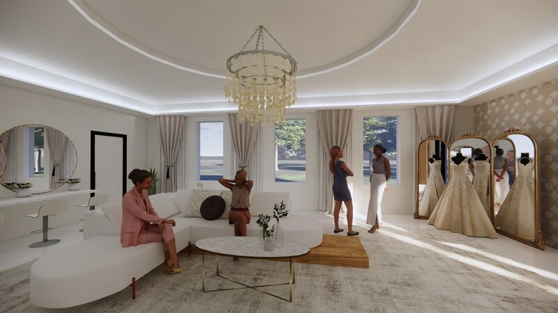 The Hatfield_Bridal Suite_Toward windows4_Render