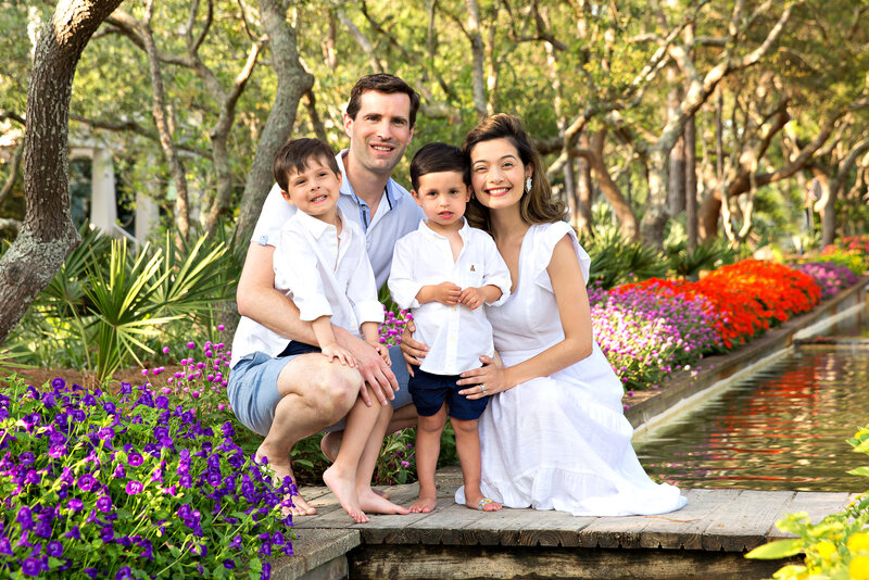 Watercolor Florida family image