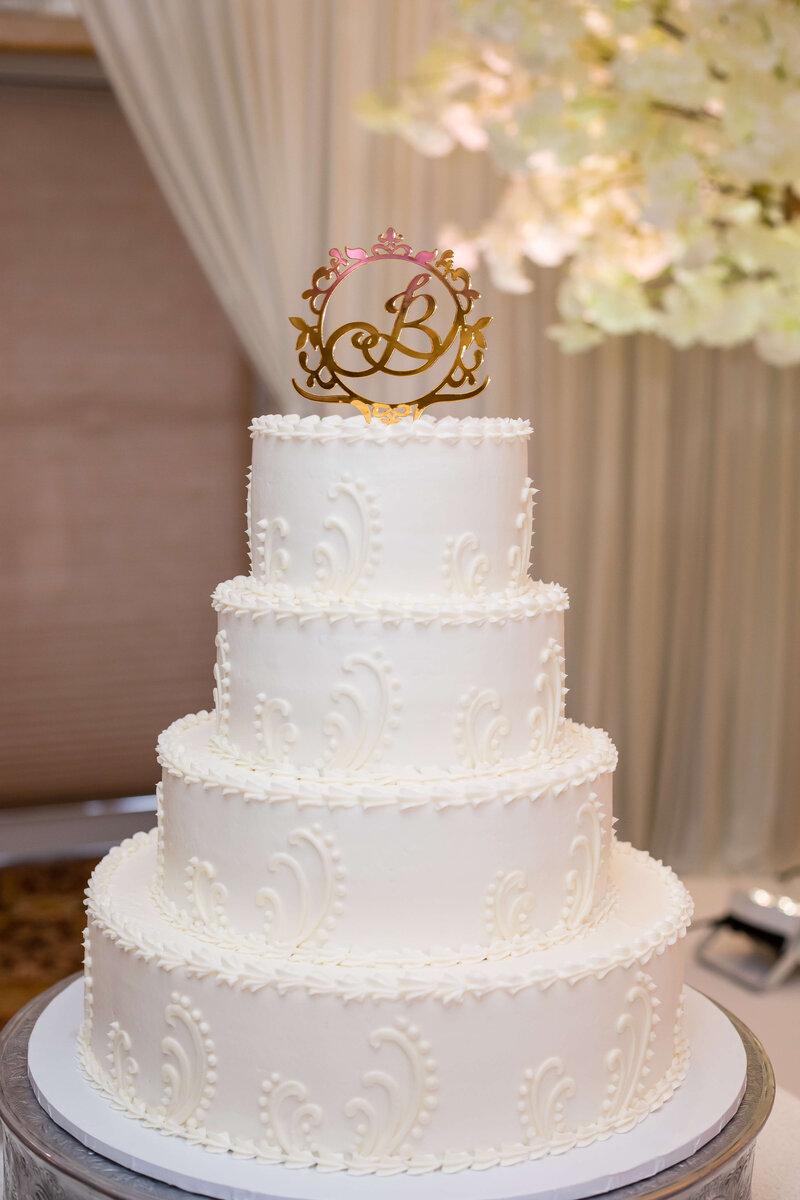 Semi-custom wedding cake topper