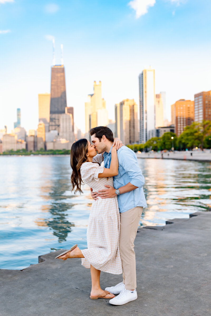 Engagement session in chicago
