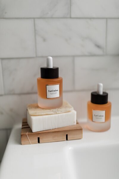 A collection of artisanal soaps, symbolizing the unique and quality products of lifestyle brands Saville Row collaborates with.