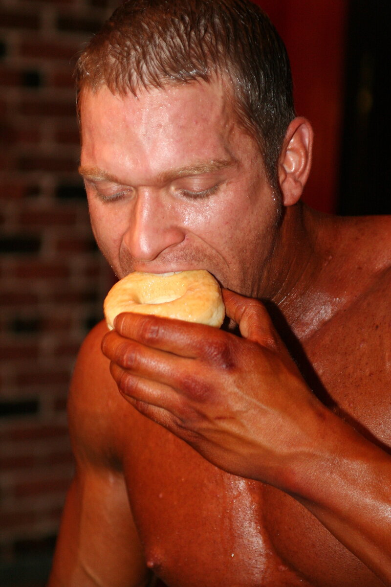 Brent Ray Fraser Eating Donut As Art The Transitional Culture 2005