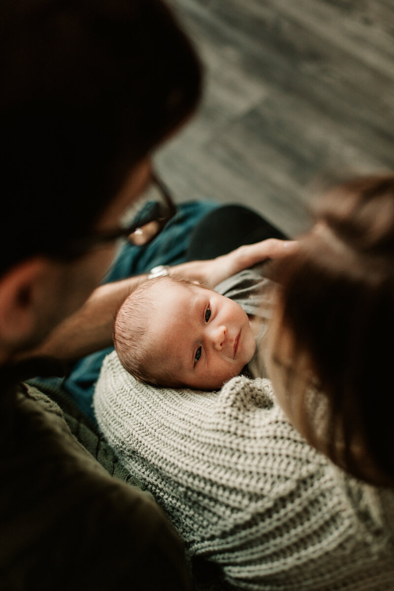 Newborn baby boy at home session 
