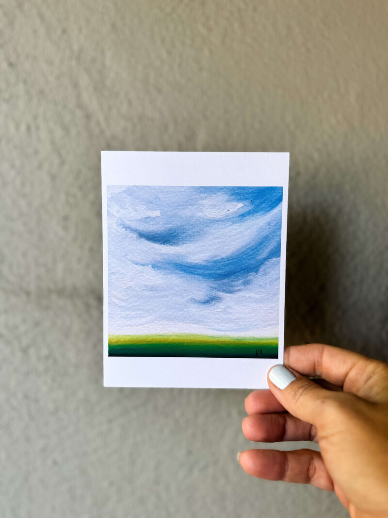 Postcard Blue Skies No. 3 front